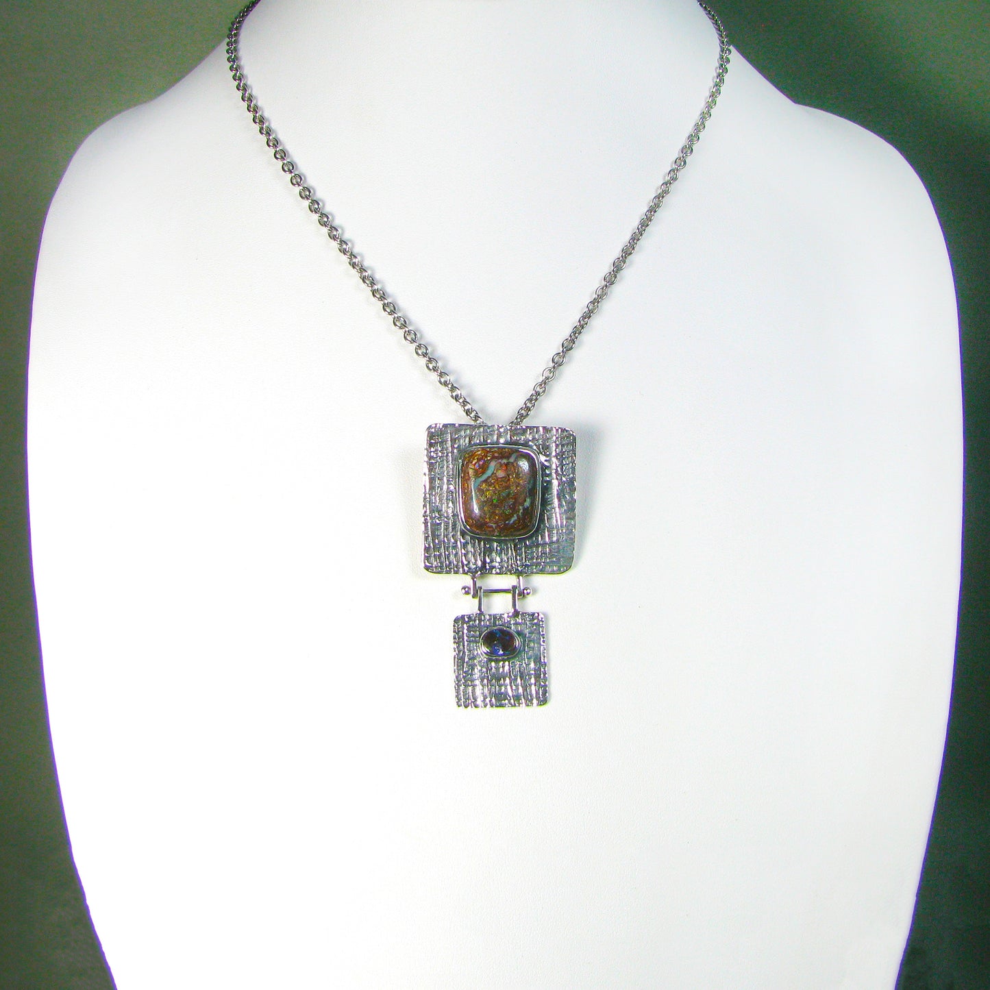 BOULDER OPAL STATEMENT NECKLACE