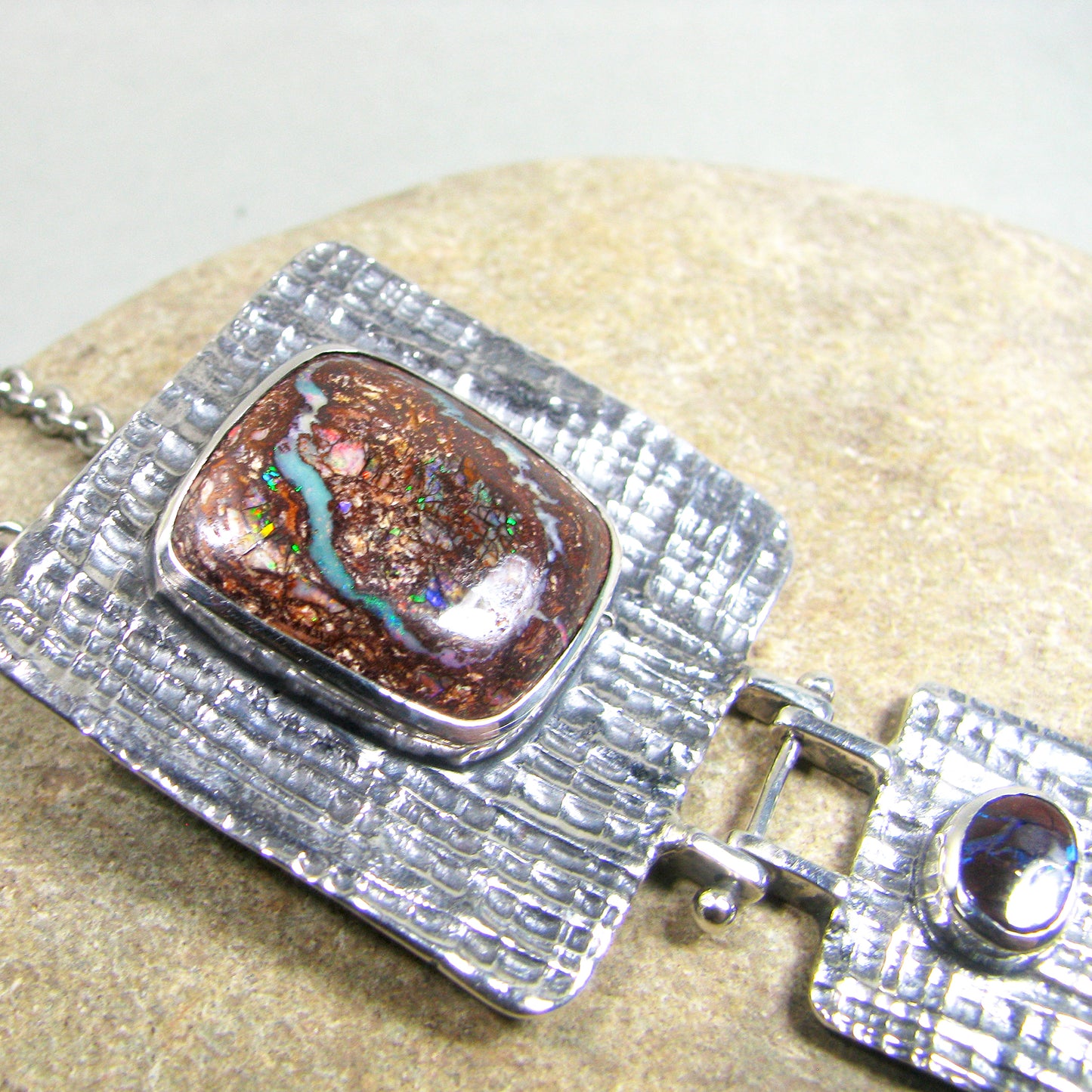 BOULDER OPAL STATEMENT NECKLACE