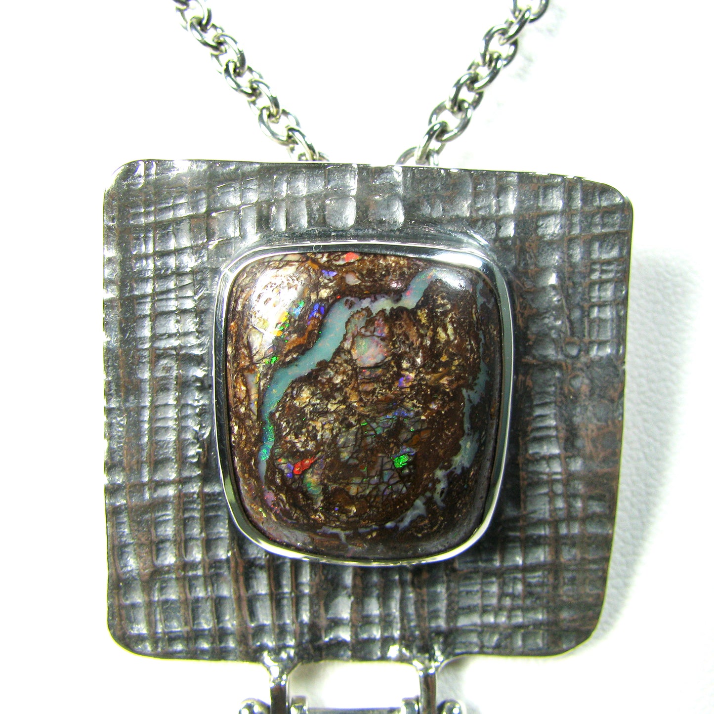 BOULDER OPAL STATEMENT NECKLACE